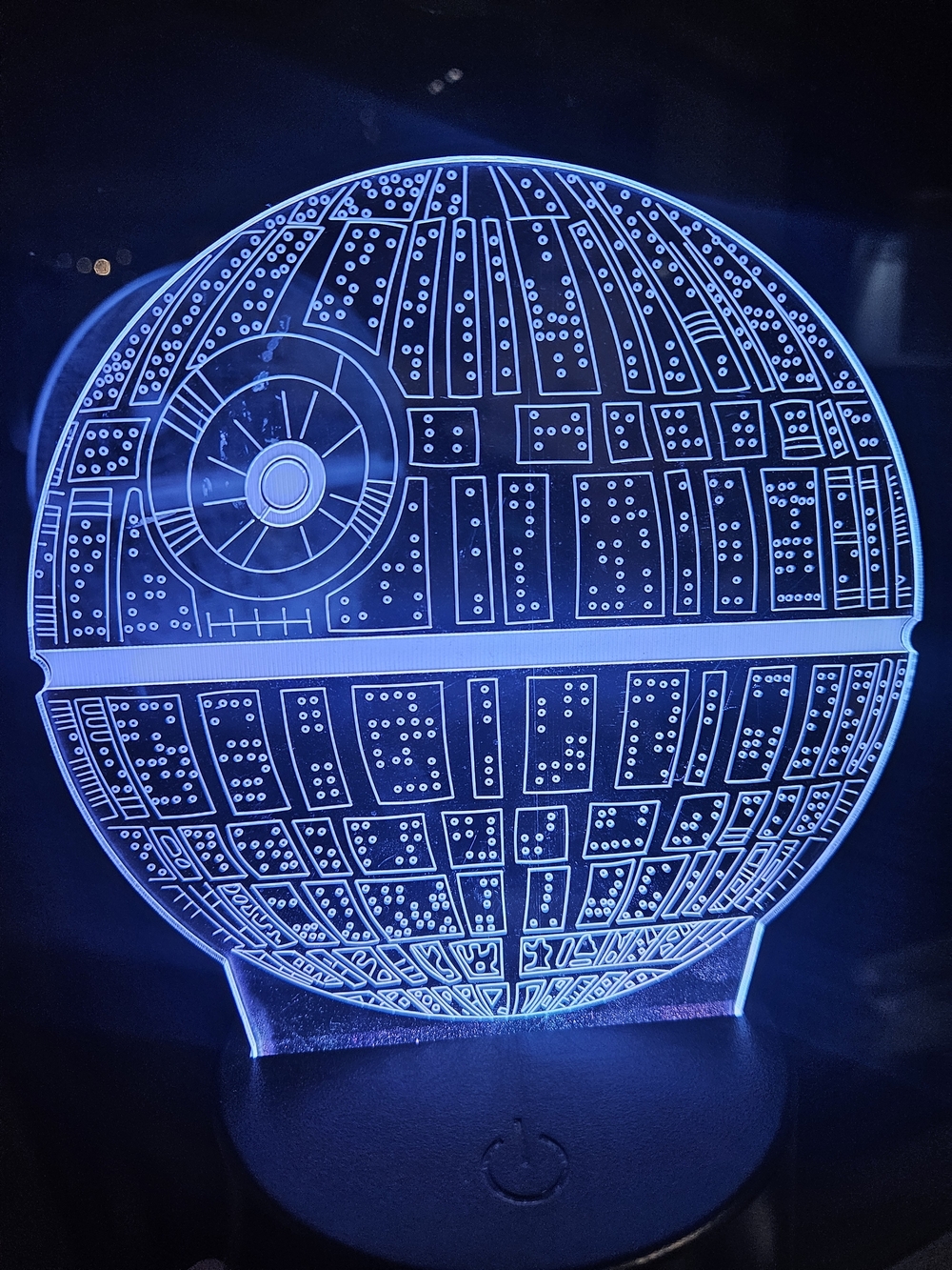 Blue Death Star LED Accent Light - Home Accents